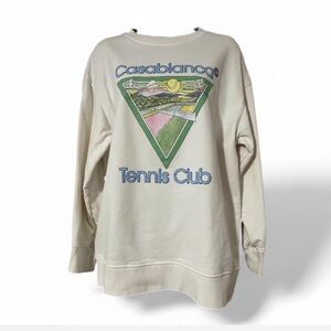 Casablanca Screen Printed Boyfriend Sweatshirt